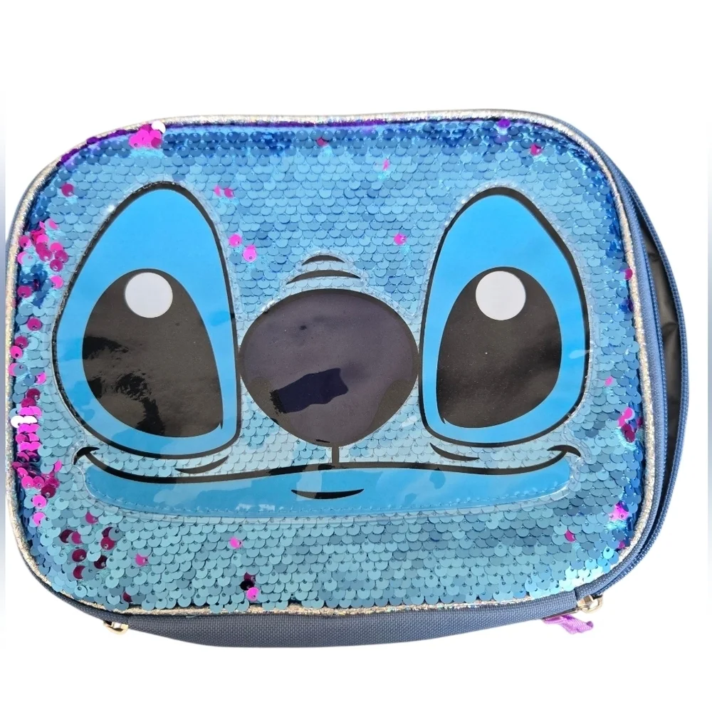 Stitch Sequin Kids Lunch Bag